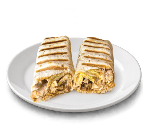 Egg and Grilled Chicken Wrap
